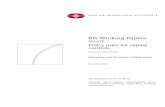 BIS Working Papers · PDF fileBIS Working Papers are written by members of the Monetary and ... This paper attempts to borrow the tradition of estimating policy reaction functions