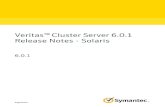 Veritas ClusterServer6.0.1 Release Notes - Solaris · PDF fileSolaris11 SRU1orlater x64 Supportedenterpriseagents Table1-3liststheagentsforenterpriseapplicationsandthesoftwarethattheagents