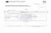 APPLICATION FORM FOR ISSUANCE OF 2DCARD FOR …kpt.gov.pk/downloads/App_2nd_EntryPass_KPT2.pdf · Authority letter / Specimen signature of firm rep verified_____ SECURITY LEVEL ...