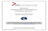 National Professional Certification in Customer Service Certification for... · Customer Service ® Certification ... The National Retail Federation is the world's largest retail