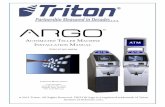 AutomAted teller mAchine instAllAtion mAnuAl · PDF fileThe Triton ARGO ATM is a lobby terminal designed for indoor use only. ... Plan installation and accessory needs before ... Install