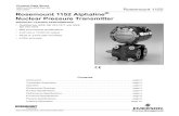 Rosemount 1152 Alphaline Nuclear Pressure · PDF fileRosemount 1152 April 2007 4 SPECIFICATIONS Nuclear Specifications ... 1151-0191B. Product Data Sheet 00813-0100-4235, Rev BA Rosemount