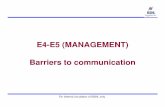 CH6-Barriers to Communication - uCozbsnlexam.ucoz.com/E4-E5/management/CH6-Barriers_to_Communication-1...BOUNDARY OR BARRIER ... Mistakes, poor usage, Jargon Semantic Barriers Socio