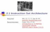 2.1 Instruction Set Architecture - BYU Computer Science ...clement/cs224/slides/S03 - ISA/S03... · 2.1 Instruction Set Architecture Required: PM: Ch 7.1-3, pgs 81-95 MSP430 Disassembly.html