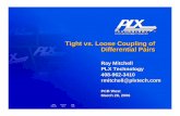 Tight Coupling Slides - Broadcom West 2006 Main Selector Previous Slide OutlineOutline ¾Review of differential pair properties and how they differ between tightly and loosely coupled