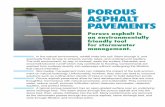 POROUS ASPHALT PAVEMENTS - Hawaii Asphalt …hawaiiasphalt.org/.../Porous-Asphalt-Pavements-NAPA... · Porous asphalt is an environmentally friendly tool for stormwater management.