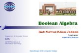 CS Presentation template - Rab Nawaz Jadoon | Assistant · PDF file · 2012-03-06useful in manipulating and simplifying Boolean expressions. Rules 1 through 9 will be viewed in ...