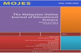 The Malaysian Online Journal of Educational Science w w w . m o j - e s . n e t ] 2015 The Malaysian Online Journal of Educational Science Volume 3, Issue 4 October 2015 Editor-in-Chief