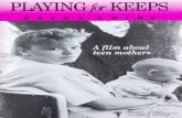 · PDF filePlaying for Keeps deals with the subject of teenage sin- ... essay, have students ... Baby Blues and project the
