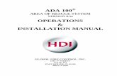 ADA 100 - Global Fire Control, Inc. · PDF fileada 100® area of rescue system version 8.5a operations & installation manual global fire control, inc. 1201 7th street suite 103 east