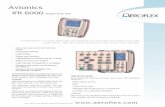 Avionics - MCS Test Equipment · PDF fileFor the very latest specifications visit   The IFR 6000 is a compact, lightweight and weatherproof unit designed for testing transponder
