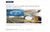 Summary report Water use in the UK food and drink industry report - Water use in the... · Summary report Water use in the UK food and ... use in the UK food and drink industry”