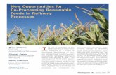 New Opportunities for Co-Processing Renewable Feeds in ... · PDF fileCo-Processing Renewable Feeds in Refinery Processes T. 2 These long chained fatty acids (FattyAc idMethylEstersorFAME)
