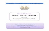 Study Material - · PDF file1 KENDRIYA VIDYALAYA SANGATHAN ZONAL INSTITUTE OF EDUCATION AND TRAIING, MYSORE Study Material English Core(301) for Class XII for the Academic year 2015-2016