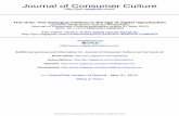Journal of Consumer Culture - IS MU · PDF fileJournal of Consumer Culture published online ... that eﬀectively transforms the music ﬁle from cum- ... role for material objects