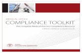 MEDICAL OFFICE COMPLIANCE TOOLKIT - AAPCstatic.aapc.com/0691bfc6-725a-408e-beb5-a8a398d6c5b9/539e16cf-f6… · Web site () 2 ... Job Description ... iv 2011 Medical Office Compliance