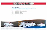 SECTION 3: Instruction guide to teaching kata, … Website/IM...Instruction guide to teaching kata, kumite and combinations 3.1 Introduction 3.2 Teaching combinations 3.3 Teaching
