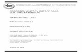 PROPOSED MILITARY CUTOFF ROAD (S.R. 1409) EXTENSION - NCDOT · PDF filerequire additional study and may be reviewed by higher management, Board of ... Road, and 2) along southbound