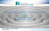 Tritium High Vacuum Pump Test Plan - Department of … - Louis...Tritium High Vacuum Pump Test Plan Tritium Programs Engineering Louis Boone Joel Bennett M-TRT-H-00088 Rev 0 Date: