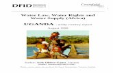 UGANDA - study country report - allAfrica.comallafrica.com/download/resource/main/main/idatcs/... · I _____ Water Law, Water Rights and Water Supply (Africa) UGANDA - study country