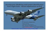 Aerodynamic Modeling and System Identification from Flight ... · PDF fileAerodynamic Modeling and System Identification ... selected flight vehicle model ... - Flight control law