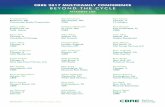 CBRE 2017 MULTIFAMILY CONFERENCE BEYOND …/media/files/events/multifamily conference... · Bill Dobbins Birmingham, AL ... CBRE 2017 MULTIFAMILY CONFERENCE BEYOND THE CYCLE ATTENDEE