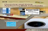 Choosing and Using Appliances With EnerGuide · PDF fileChoosing and Using Appliances With EnerGuide ... Many electrical utilities across Canada burn fossil fuels, such as coal, oil