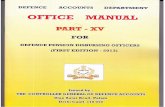 DEFENCE PENSION DISBURSING OFFICERS MANUALcgda.nic.in/pdf/Office Manual Part-XV.pdf · Payment of commuted value of pension 30 18 ... India 74 60 Acceptance of ... The Defence Pension