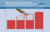 Reforming Federal Personal Income Taxes - Fraser Institute · PDF fileWhy tax reform? / 5 ... Politics of tax expenditures / 33 Conclusion / 34 ... 2 / Reforming Federal Personal Income