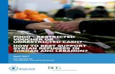 FOOD - RESTRICTED VOUCHER OR UNRESTRICTED CASH…documents.wfp.org/stellent/groups/public/documents/communications/... · FOOD - RESTRICTED VOUCHER OR UNRESTRICTED CASH? ... BCG has