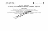 Data sheet - Gateway Science Suite - Combined Science A ... · PDF fileGCSE (9–1) Combined Science A (Chemistry) ... selenium . 79.0 35 . Br. bromine ... _Combined_Science_B_J260_Chemistry_Data