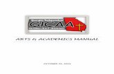 Arts & academics manualgicaaarts.com/wp-content/uploads/2014/05/arts_academics_manual.pdf · The following manual is for the GICAA’s Arts & Academics Manual on the ... This manual
