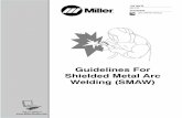 Guidelines For Shielded Metal Arc Welding (SMAW)themechanic.weebly.com/uploads/4/3/5/7/4357357/guidelines_smaw.pdf · SECTION 2 − PRINCIPLES OF SHIELDED METAL ARC WELDING ... The