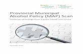 Provincial Municipal Alcohol Policy (MAP) · PDF fileProvincial Municipal Alcohol Policy (MAP) ... technical support to government, local public health units and health care ... Provincial