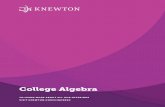 College Algebra - Knewton - The Best in Adaptive Learning ... · PDF file2 authors college algebra senior contributing author jay abramson arizona state university contributing authors