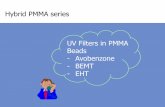 Hybrid PMMA series UV Filters in PMMA Beads - … PMMA Beads … · When & How to incorporate Hybrid PMMA series? Q: When? A: After emulsion, after cooling down emulsion, incorporate