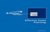 Effective Event Planning - 4imprint Learning Centerinfo.4imprint.com/wp-content/uploads/blue-paper-effect-event... · Effective Event Planning ... event planners at your disposal