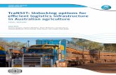 TraNSIT: Unlocking options for efficient logistics ... · PDF fileTraNSIT: Unlocking options for ... developing novel methods to optimise agriculture transport and logistics to increase