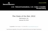 The State of the Net: 2012 State of the Net: 2012 Washington, DC ... U-Verse: Projected Video Net Additions U-Verse: Projected Video Subscribers and Subscriber Growth -200 400