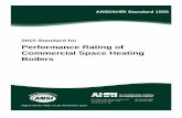 Performance Rating of Commercial Space Heating Boilers pdfs/ANSI... · Performance Rating of Commercial Space Heating Boilers . ... A low-pressure steam Boiler ... Amount of heat