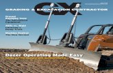 Dozer Operating Made Easy - Construct with Confidence · PDF fileDozer Operating Made Easy Taking out the mystery with machine control. ... Most importantly, the cost of outages, leaks,