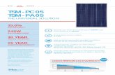 Brochure TSM PV module -  · PDF fileTrina Solar limited   lIneAr PerfOrMAnCe wArrAnTY 10 Year Product Warranty • 25 Year Linear Power Warranty new y Years Guaranteed Power