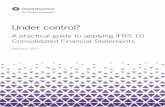 Under control? A practical guide to applying IFRS 10 ... International Financial Reporting Standards ... in accordance with IFRS 10 ‘Consolidated financial statements’. ... Applying
