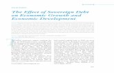 The Effect of Sovereign Debt on Economic Growth and ... · PDF filesovereign debt crisis of the eurozone. ... long-term impact of sovereign debt on economic development. ... consequence,