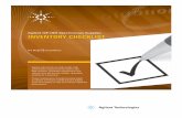 Agilent ICP-OES Spectroscopy Supplies INVENTORY CHECKLIST · PDF fileINVENTORY CHECKLIST. 2. SPRAY CHAMBER . Removes large droplets for optimum signal-to-noise: ... 1.5 mm id for radial