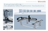 EasyHandling – Scalable Mechatronic · PDF filefrom high quality mechanical and electronic elements to a ... Why Rexroth EasyHandling ... PC-based PC-based CNC Motion control Robot