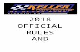 · Web view2018. OFFICIAL RULES. AND. REGULATIONS. REVISED February 23, 2018. SECTION 1: GENERAL RULES AND REGULATIONS: All persons participating in a scheduled program, including