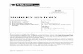MODERN HISTORY - FC2yr11.web.fc2.com/test/modernhistory/2008SampleExam_marking... · MODERN HISTORY General Instructions ... The World at the Beginning of the Twentieth Century ...