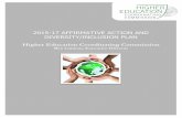 2015-17 AFFIRMATIVE ACTION AND DIVERSITY/INCLUSION · PDF fileGoals for Affirmative Action and Diversity/Inclusion Plan ... While the HECC does not currently have a formal internship