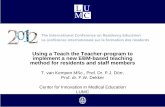 Using a Teach the Teacher-program to implement a new EBM · PDF file · 2012-11-141 Using a Teach the Teacher-program to implement a new EBM-based teaching method for residents and